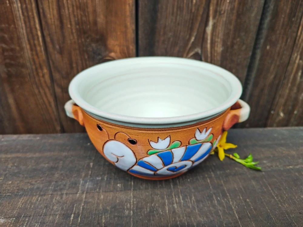 MISKA s oušky šnek modrý