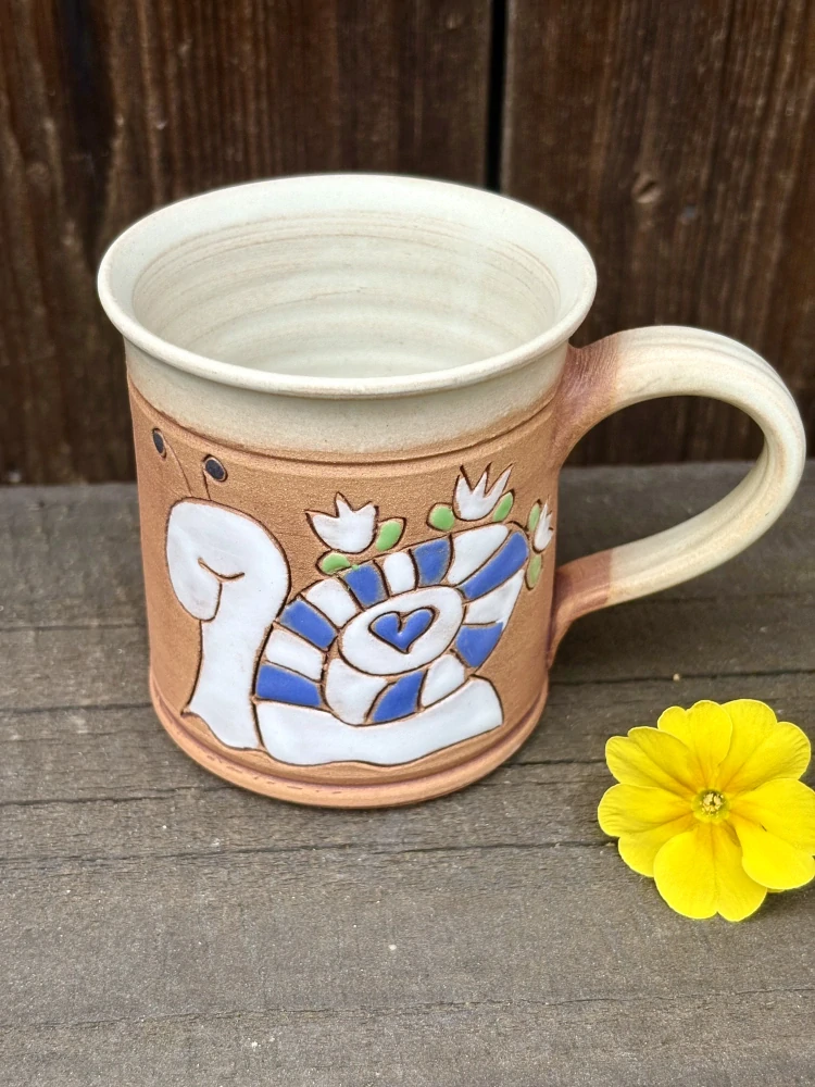 HRNEK 0,2 litru ROVNÝ šnek modrý