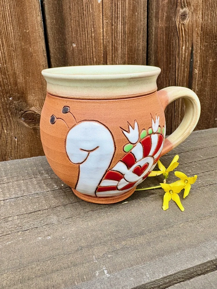 HRNEK  0,5 litru BACULATÝ ŠNEK ČERVENÝ