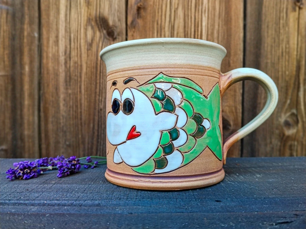 HRNEK  0,5 litru ROVNÝ ryba