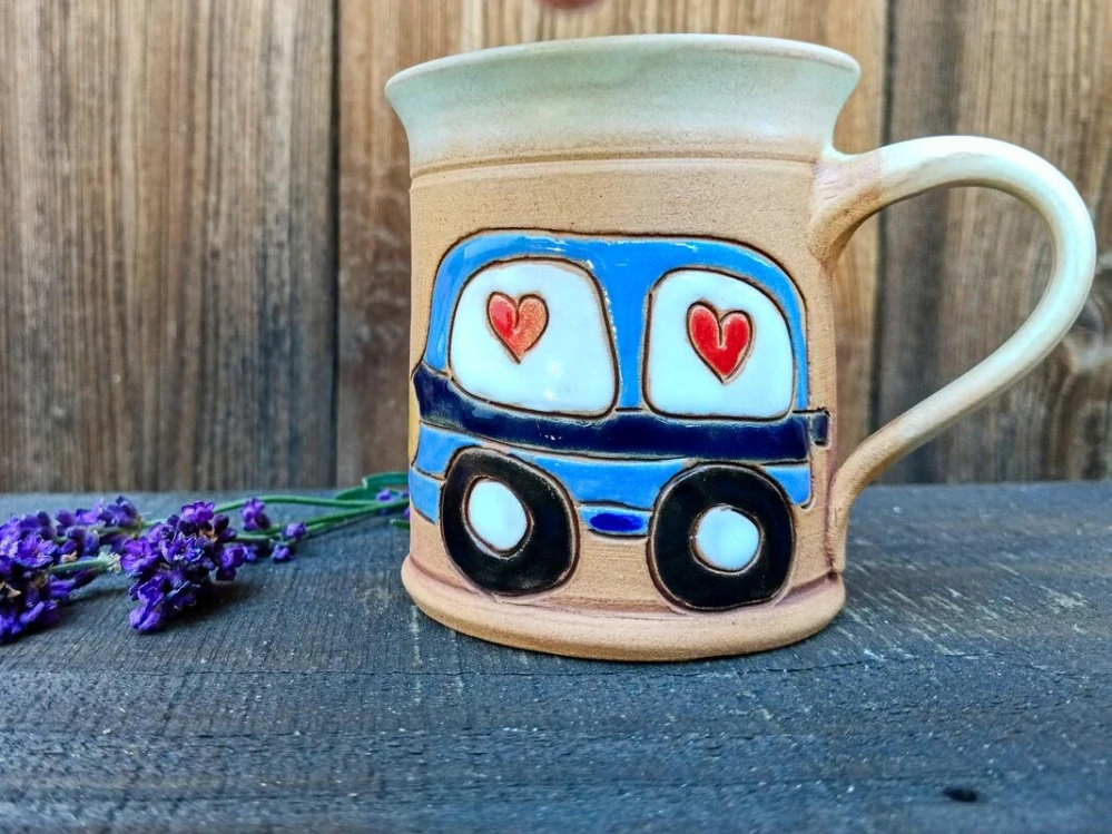 HRNEK 0,2 litru ROVNÝ auto modré