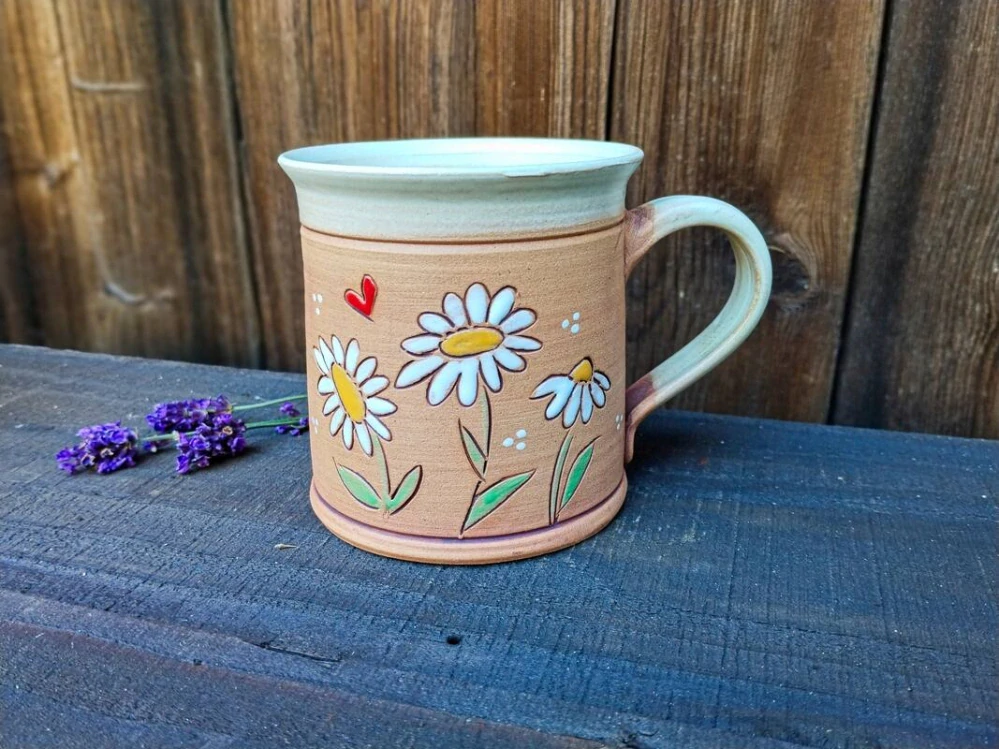 HRNEK  0,5 litru ROVNÝ kopretiny