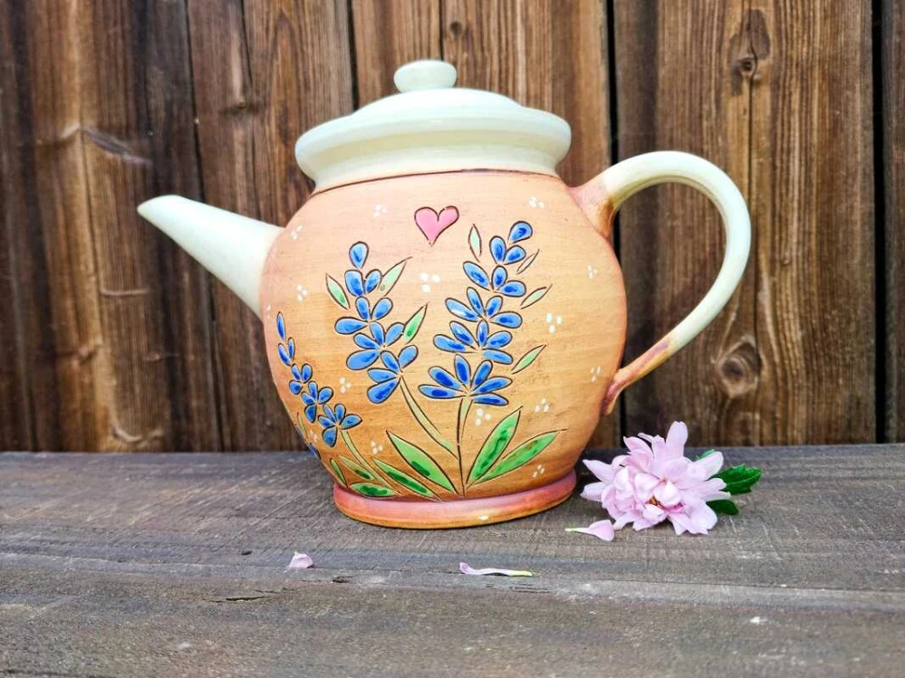 Konvice malovaná LEVANDULE