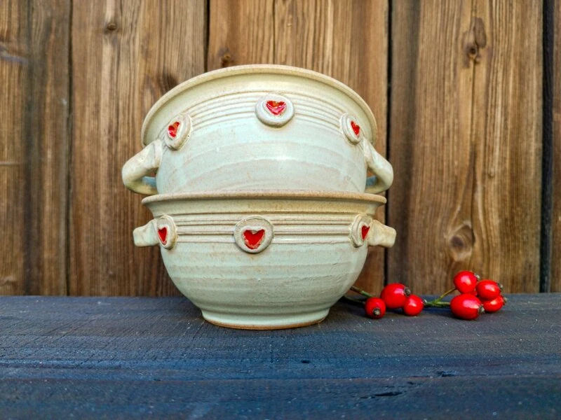 MISKA béžová s oušky 400ml ❤️