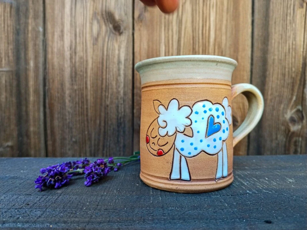 HRNEK 0,2 litru ROVNÝ ovečka 🩵