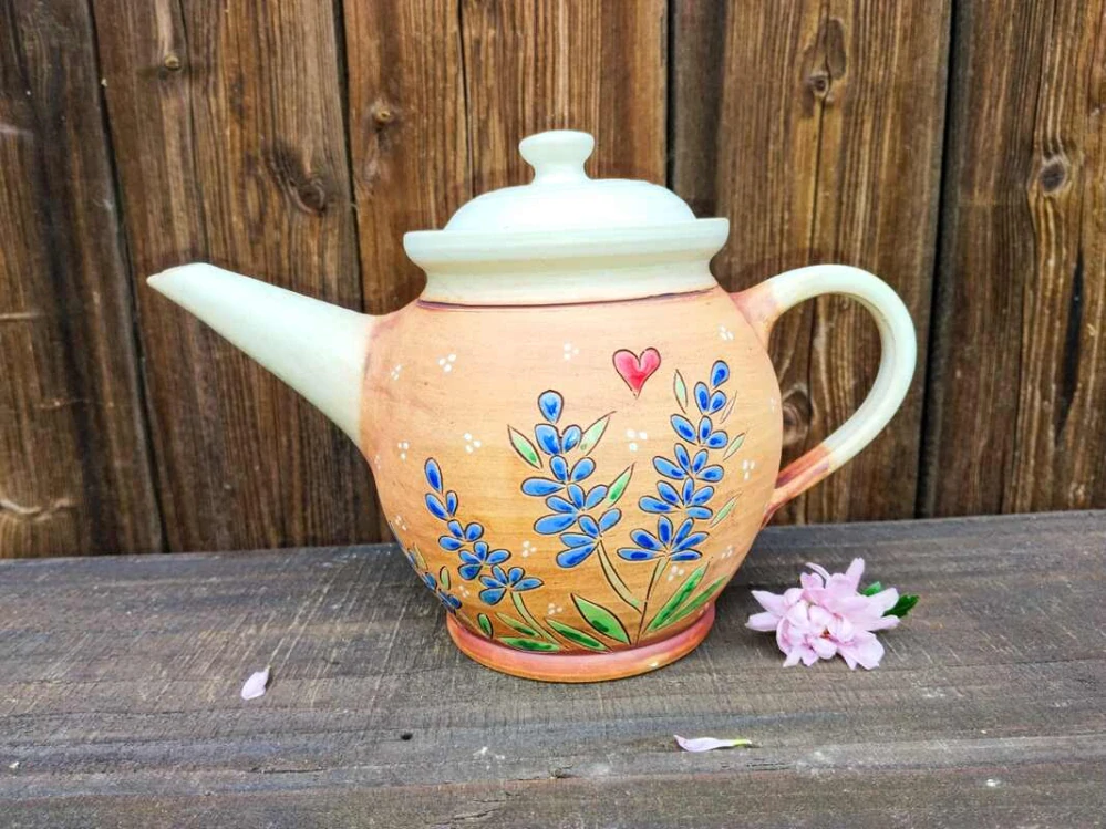 Konvice malovaná LEVANDULE