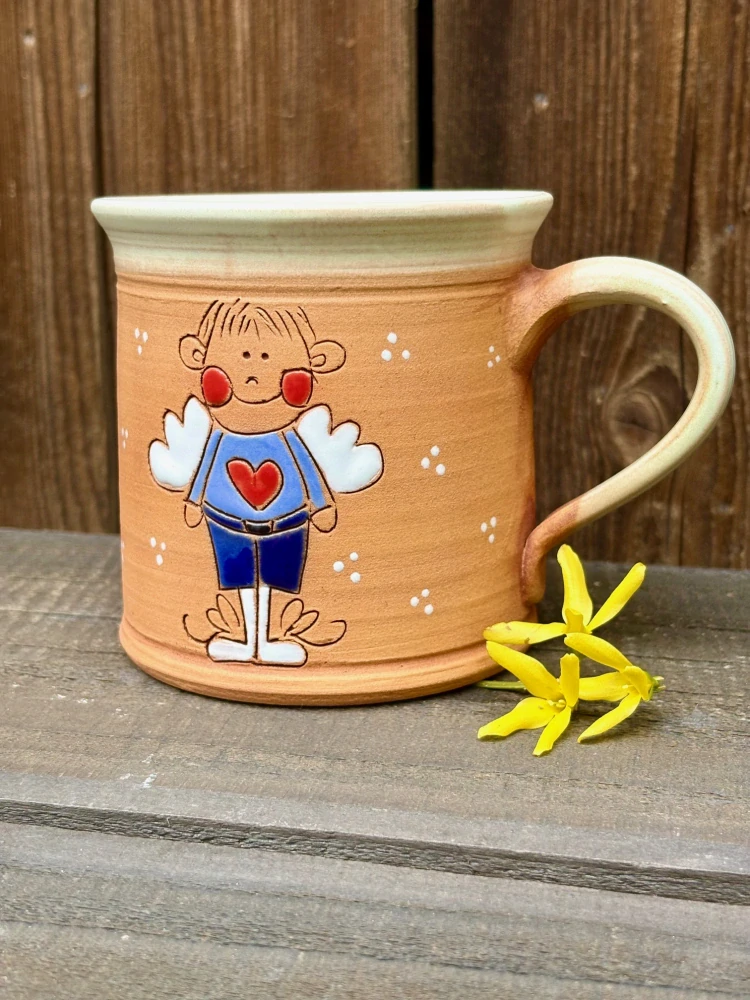 HRNEK  0,5 litru ROVNÝ andílek kluk