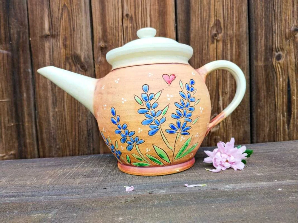 Konvice malovaná LEVANDULE