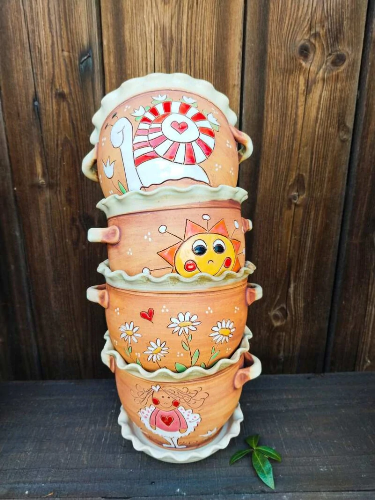 KVĚTINÁČ s podmiskou ANDÍLEK