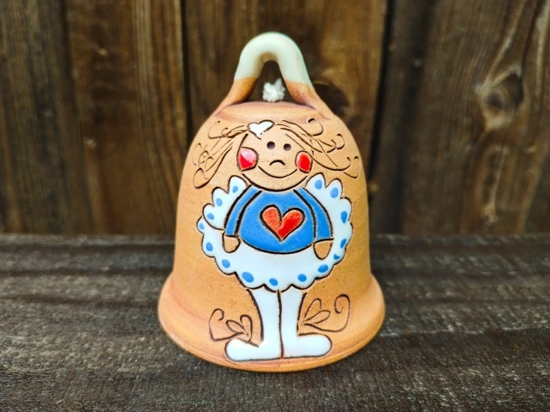 ZVONEČEK andílek modrý