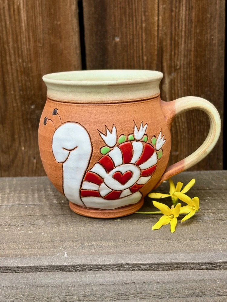 HRNEK  0,5 litru BACULATÝ ŠNEK ČERVENÝ