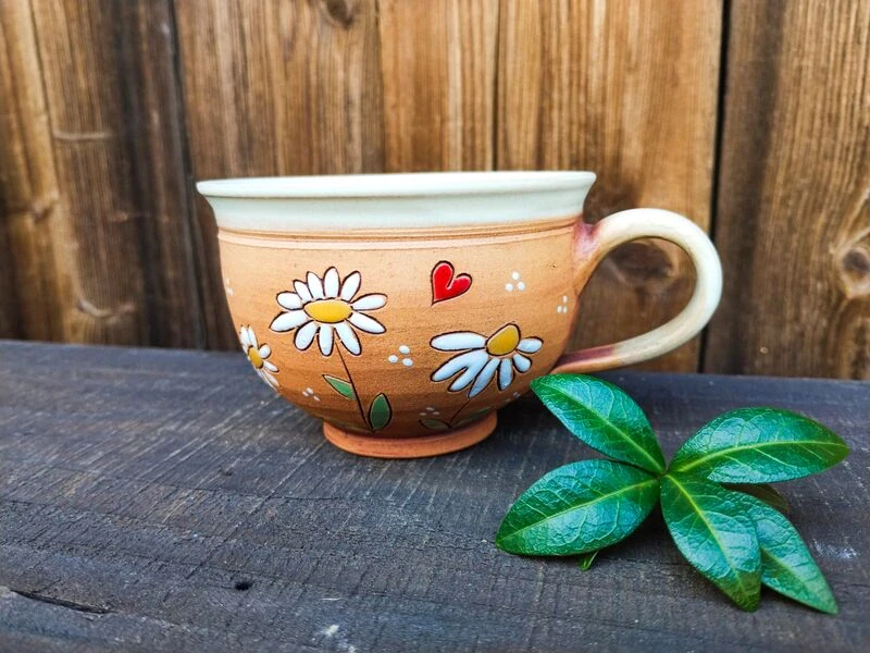 HRNEK ČAJOVÝ 0,5L kopretiny