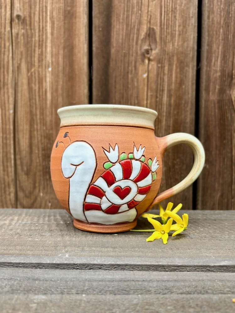 HRNEK  0,5 litru BACULATÝ ŠNEK ČERVENÝ