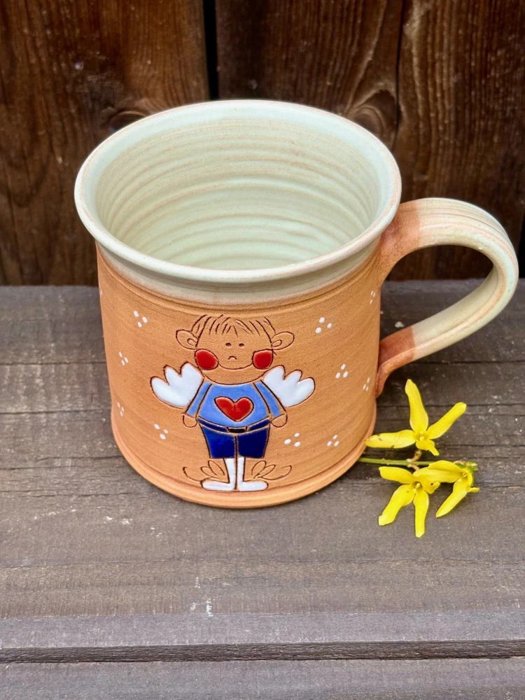 HRNEK  0,5 litru ROVNÝ andílek kluk