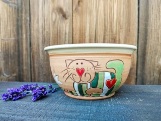 MISKA  bez oušek kočka zelená