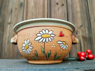 MISKA s oušky kopretiny