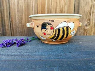 MISKA s oušky včelka