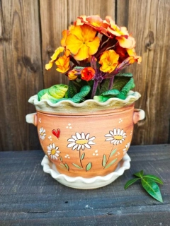 KVĚTINÁČ s podmiskou KOPRETINY