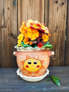 KVĚTINÁČ s podmiskou SLUNCE