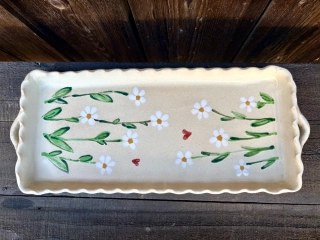 ŠTRŮDLÁK kopretiny na glazuře