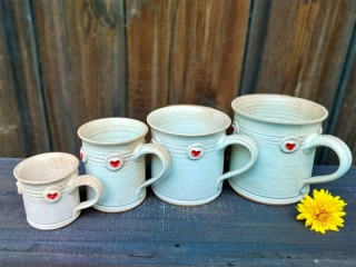 Hrnek rovný 350ml ❤️🩵💙💚