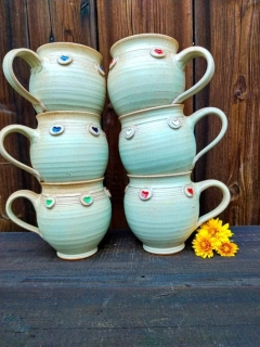 Hrnek baculatý 350ml ❤️🩵💙💚