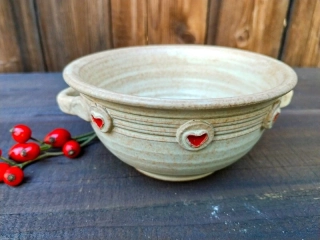 MISKA béžová s oušky 400ml ❤️