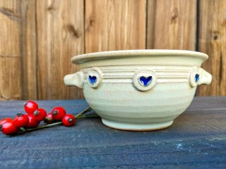 MISKA béžová s oušky 400ml 💙