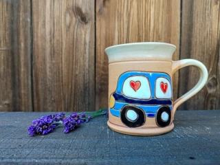 HRNEK 0,2 litru ROVNÝ auto modré